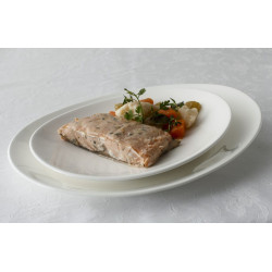 Trancio di salmone al vapore 2