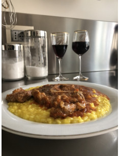 Salsa base  per risotto alla milanese per carnaroli 2